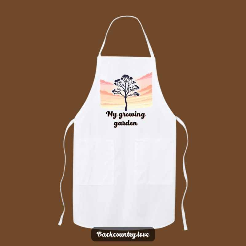 Funny Lone Tree Apron: Cook with Nature's Brightest Humor