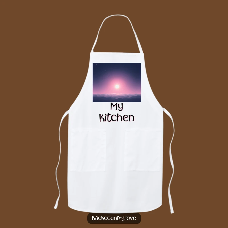 Funny Glowing Dot Apron: Cook Up Laughs in the Kitchen!