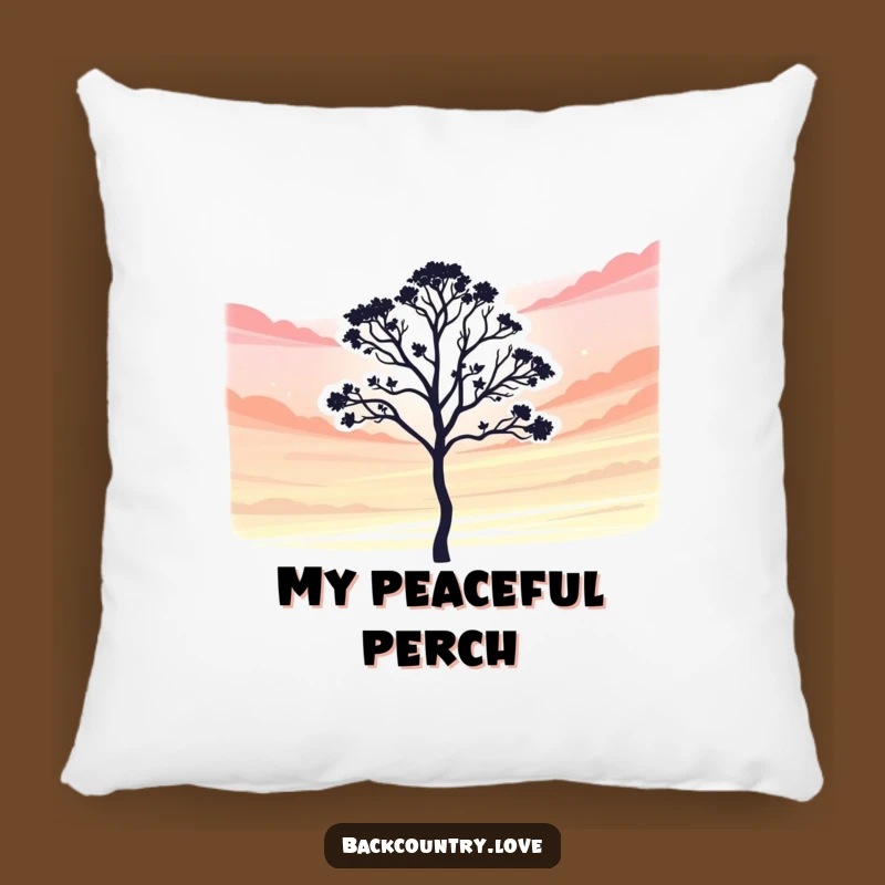 Funny Lone Tree Pillow: Add a Touch of Nature's Joy and Humor