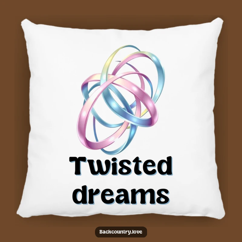 Funny Ribbons Pillow: Add a Splash of Abstract Fun to Your Sofa