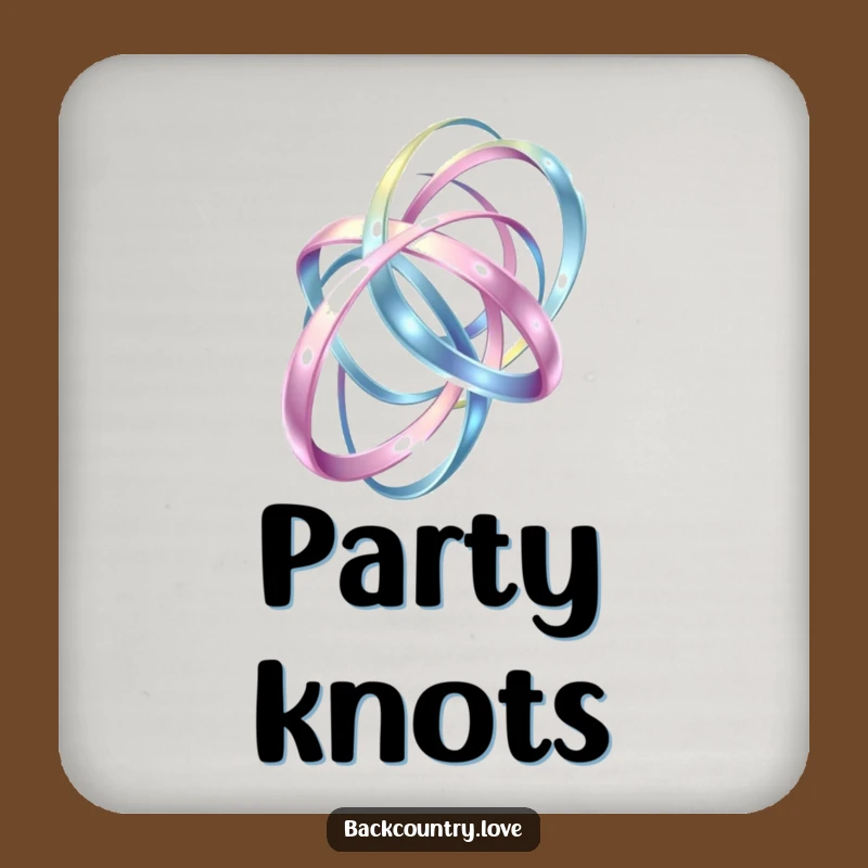 Funny Abstract Coaster: Protect Tables with Artistic Humor