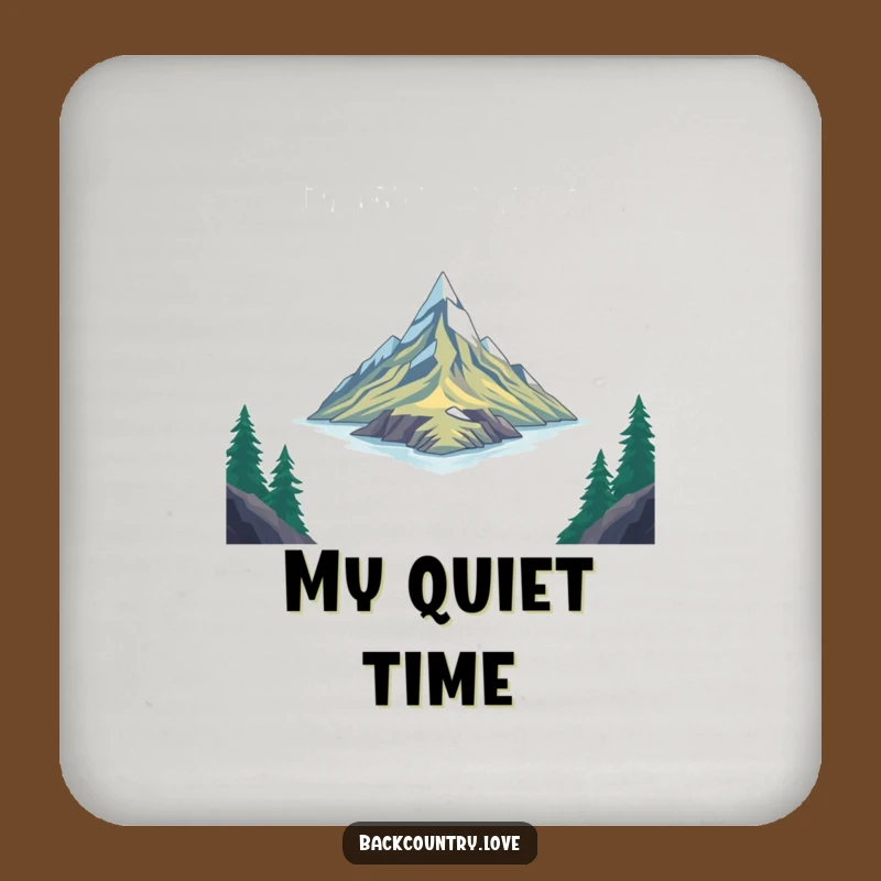 Funny Remote Place Coaster: Protect Surfaces with Rugged Humor