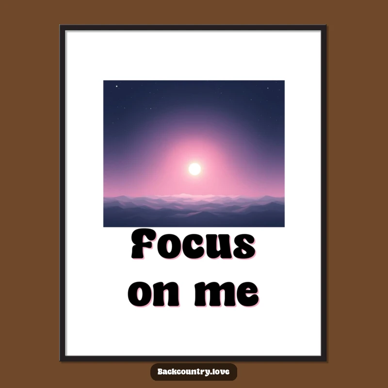 Funny Glowing Dot Poster: Bring Cosmic Laughter to Your Walls