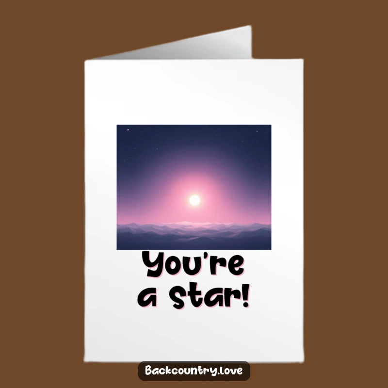 Free Printable Congrats Card: Funny Glowing Dot for Big Achievements