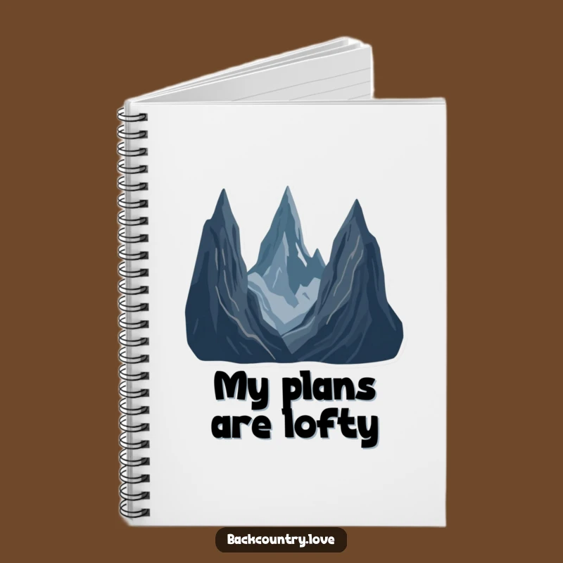 Funny Jagged Peaks Landscape Notebook: Journal Your Adventures in Style