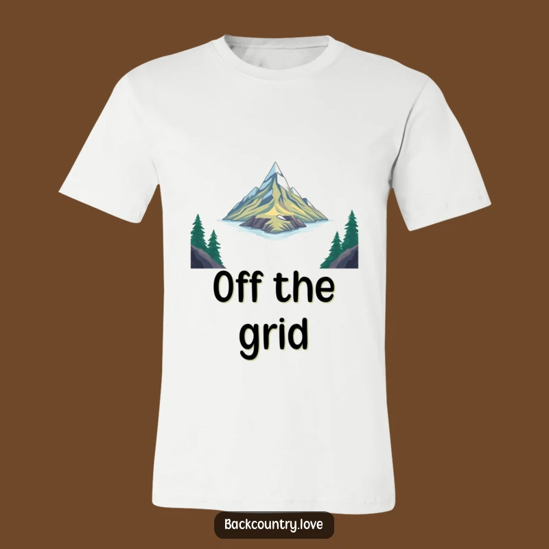 Funny Remote Landscape T-Shirt: Bold Style for the Adventurous Soul