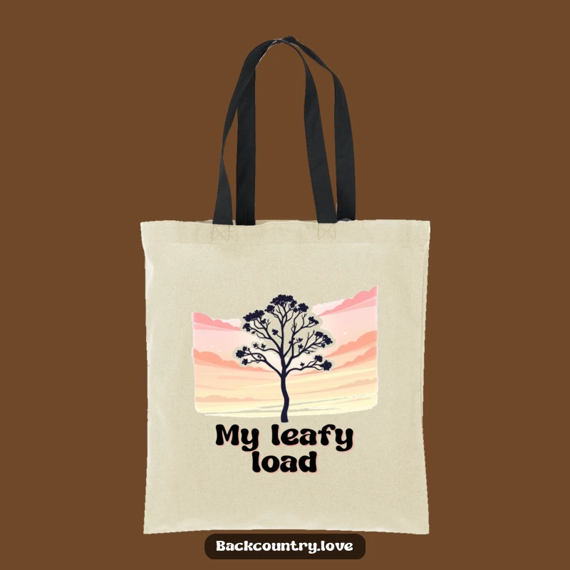 Funny Lone Tree Tote Bag: Carry Nature's Beauty and Humor Everywhere